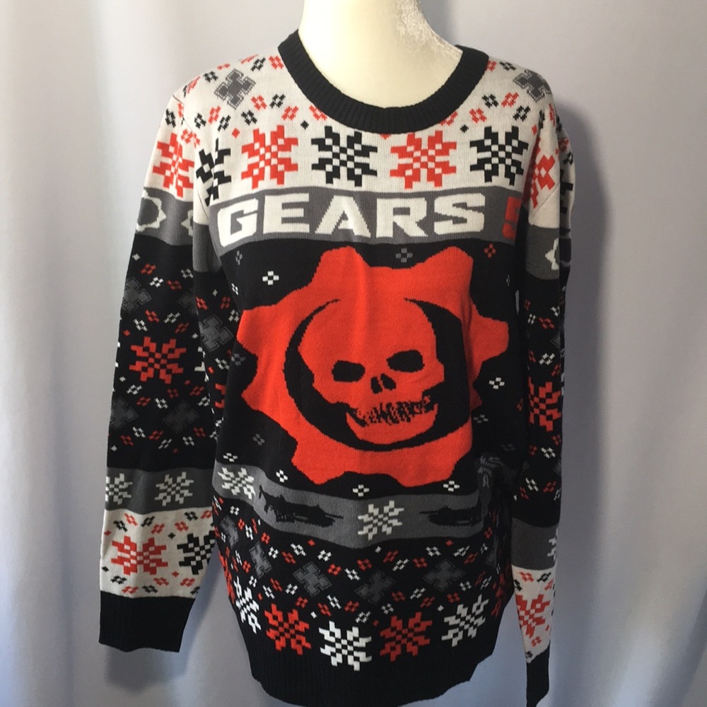 COPY - NWOT Gears Sweater Mens Unisex Ribbing Long Sleeve Women’s Medium